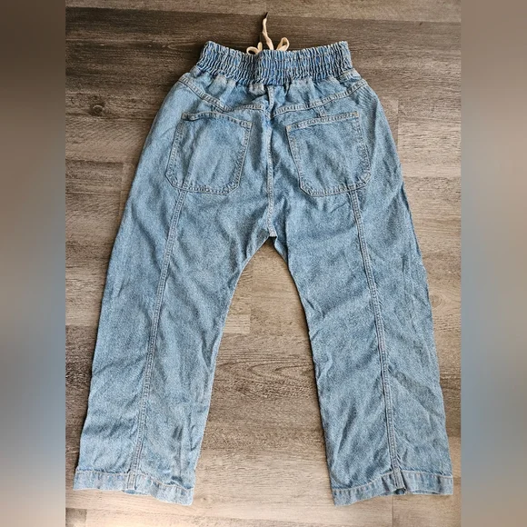 We The Free Size Small Arcadia Denim Harem Pants - Picture 6 of 8